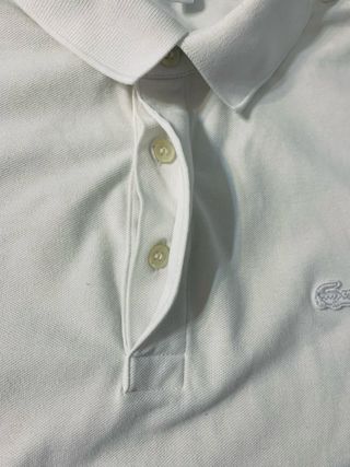 Polo Lacoste Bianco Uomo Taglia L