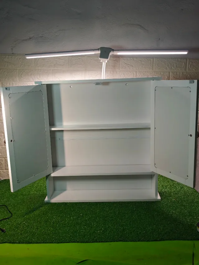 Armario Baño Kleankin con Espejo Blanco