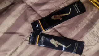 Saxofón Atrics plata y dorado