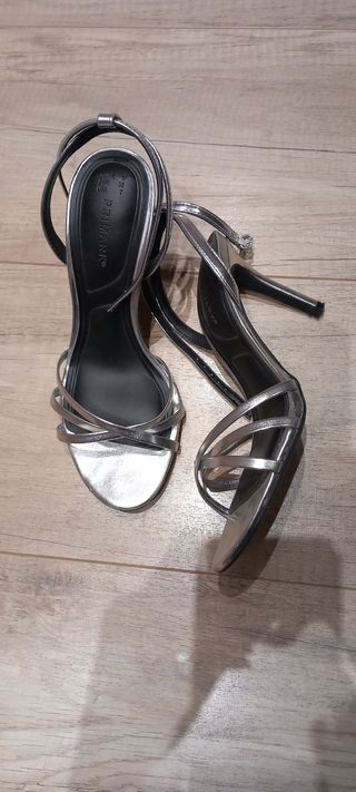 Sandalias Primark Plata Talla 38