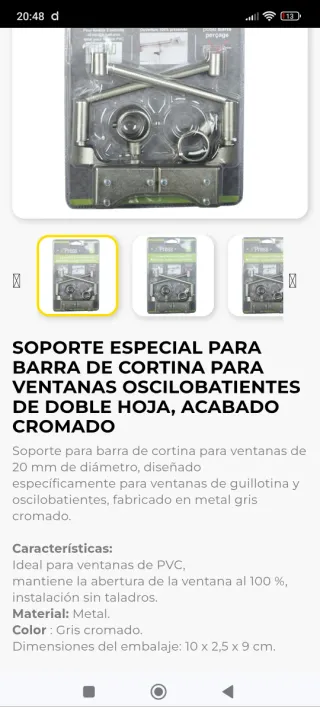 Supporti X'Press per tende da finestra