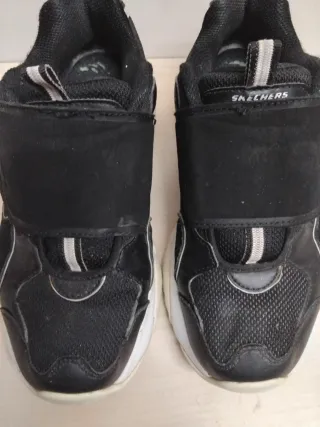 Skechers Talla 38 Negro/Blanco