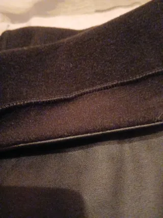 Leggings similpelle neri taglia XS interno in pile