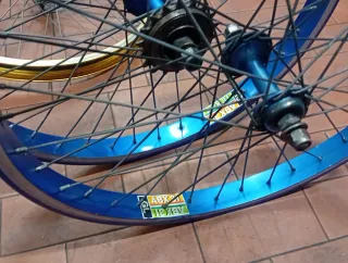 Cerchi F.i.R blu BMX anni '80