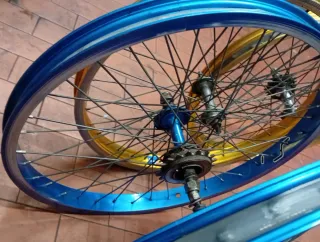 Cerchi F.i.R blu BMX anni '80