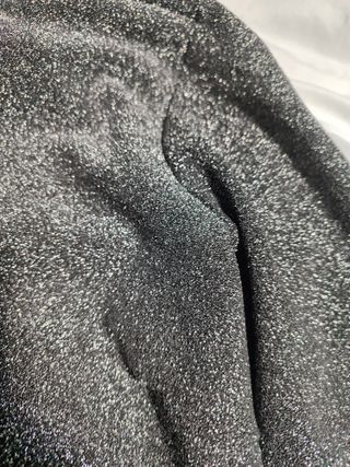 Vestido plateado brillante