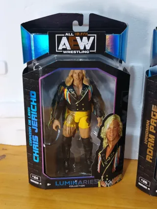 AEW WWE Action Figures Chris Jericho & Adam Page