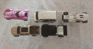 Lote 5 Coches Hot Wheels