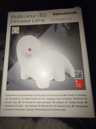 Lampada LED Dinosauro Multicolor InnovaGoods