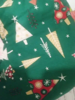 Calzino di Natale Alberi Verdi