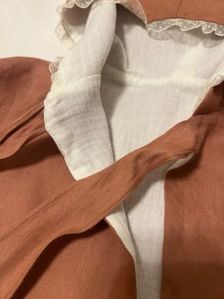 Capa niña comunión teja