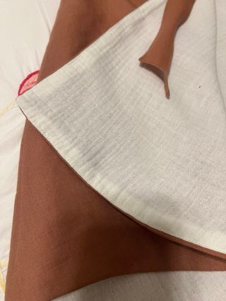 Capa niña comunión teja