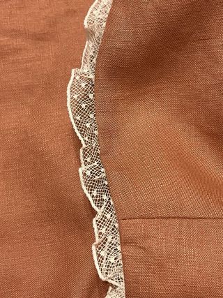 Capa niña comunión teja