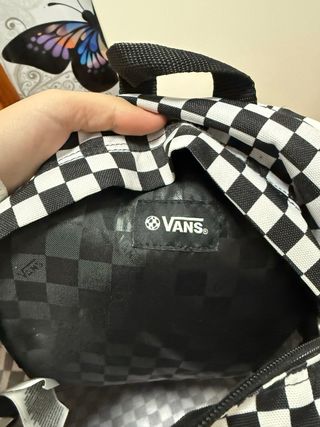 Mochila Vans Checkerboard Negra