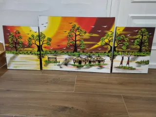 Quadro Triptico Paesaggio