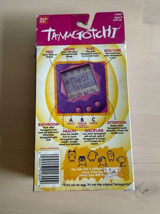 Tamagotchi 1997 Gen 1 Amarillo Precintado