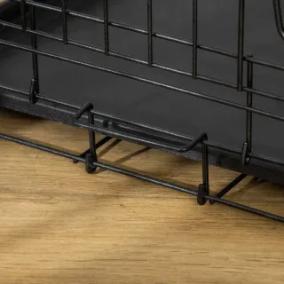 Jaula Perro Plegable Transportín Negro