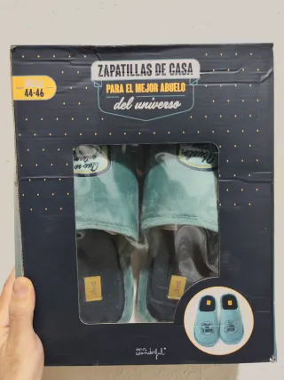 Zapatillas de casa, Talla 44-46, Regalo P/Abuelo