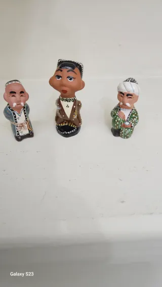 Statuette ceramica uzbeca anni 80