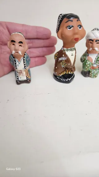 Statuette ceramica uzbeca anni 80