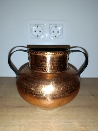 Juego de 2 jarrones de cobre