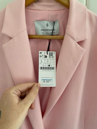 Blazer Rosa Stradivarius Talla L