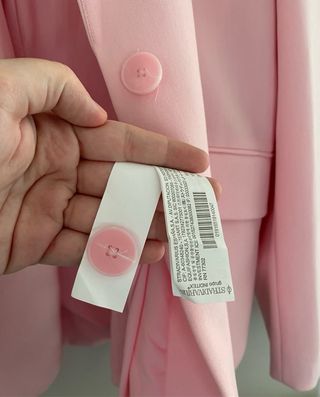 Blazer Rosa Stradivarius Talla L