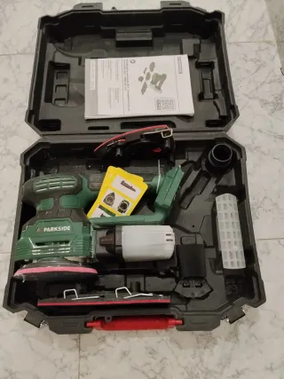 Lijadora Parkside con maletín