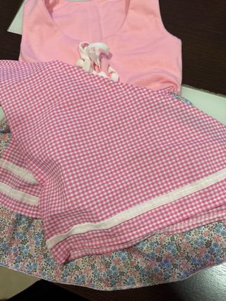 Abito da pastorella rosa