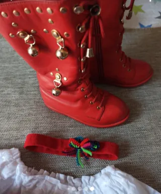 Set di abbigliamento e calzature per bambina Comparsa Zíngaros. Taglia 12/18 mesi