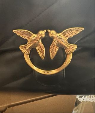 Pinko Love Bag Puff Maxi Quilt Media Nera