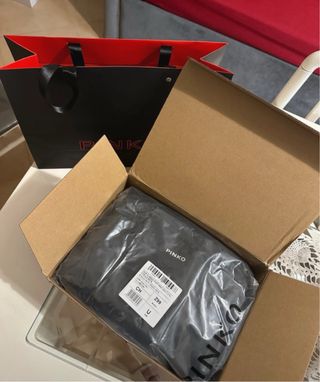 Pinko Love Bag Puff Maxi Quilt Media Nera