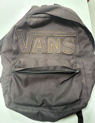 Mochila Bolsa Vans color Negra y Marrón