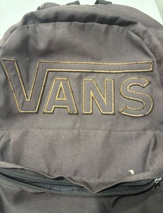 Mochila Bolsa Vans color Negra y Marrón