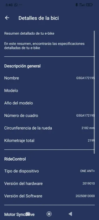 Bicicleta Eléctrica Gian liv tempt.