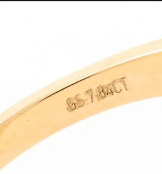 Anillo Oro Amarillo Turmalina Rosa Oval