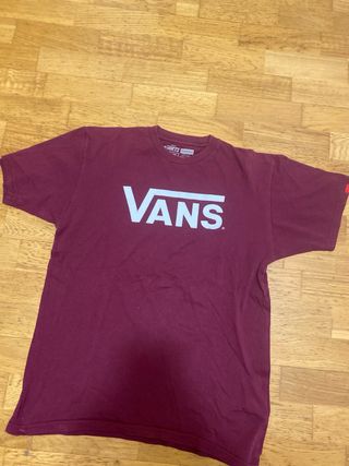 Camiseta Vans Roja Talla M