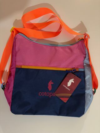 Bolso Cotopaxi Hombro Rosa y Azul