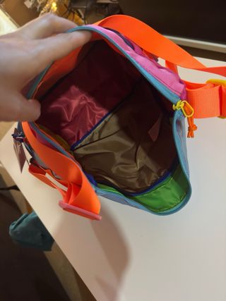 Bolso Cotopaxi Hombro Rosa y Azul