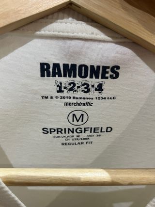 Camiseta Ramones Diseño Calavera Cactus