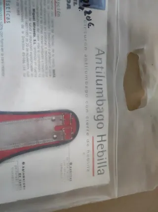 Faja Lumbar Miguel Miranda Hebilla