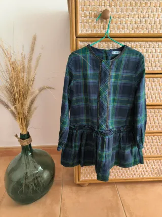 Vestido Mayoral Verde y Azul marino