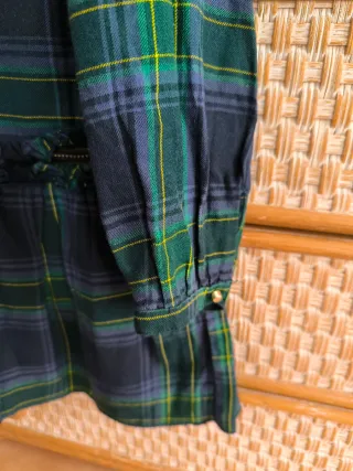 Vestido Mayoral Verde y Azul marino