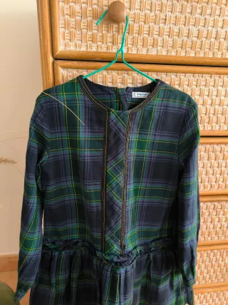 Vestido Mayoral Verde y Azul marino