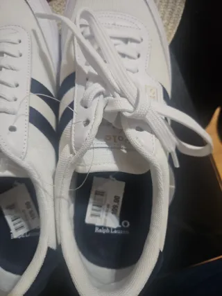 Zapatillas Polo Ralph Lauren Blancas y Azules