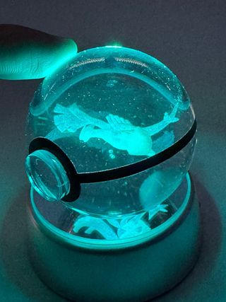 Bola 3D Pokemon Lugia con luces LED