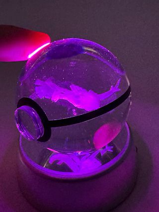 Bola 3D Pokemon Lugia con luces LED
