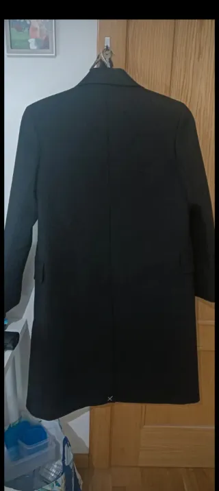 Abrigo Mango Negro sin estrenar con etiquetas