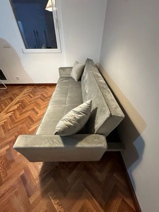 Sofá Cama Gris 105x180cm