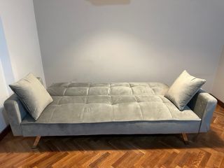 Sofá Cama Gris 105x180cm